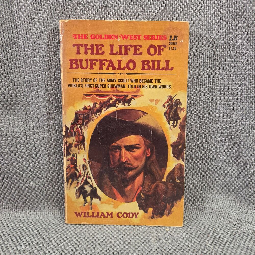 The Life of Buffalo Bill William Cody Vintage Golden West Series Leisure Book PB